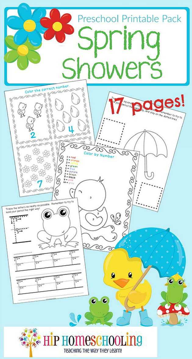 Spring Preschool Printable Pack: Free Preschool printable | preschool | free printables | alphabet worksheets | preschool worksheets | free preschool lessons 