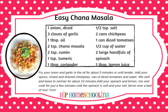 Easy Recipes: Chana Masala