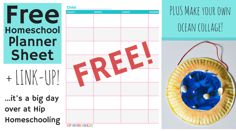 Free Homeschool Planner and Favorite things Friday link up