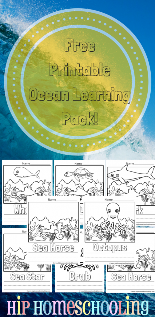 Ocean Coloring Pages Free Printable and Link Up