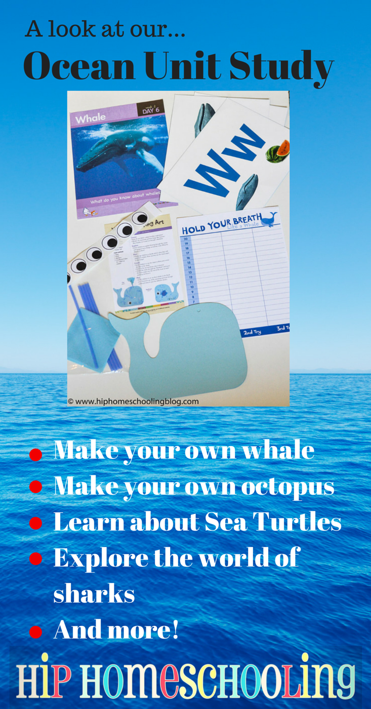 Our Homeschool Preschool Curriculum Ocean Unit Study