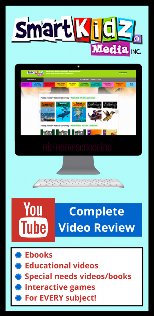 A complete video review of SmartKidz media, an online learning resource media library for homeschoolers, this is SO COOL! 