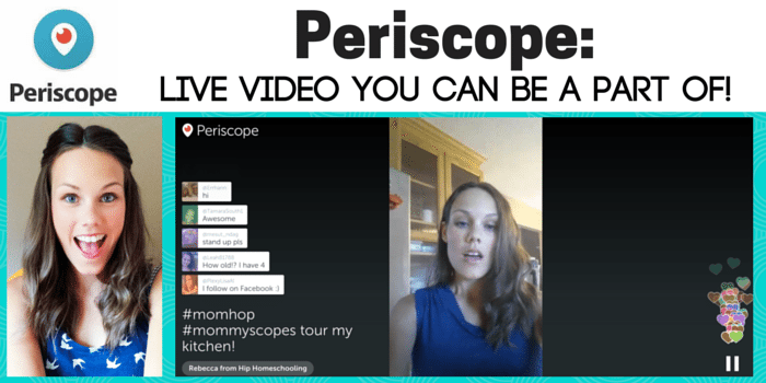 Periscope: live video YOU can be a part of! Come see what it's all about!