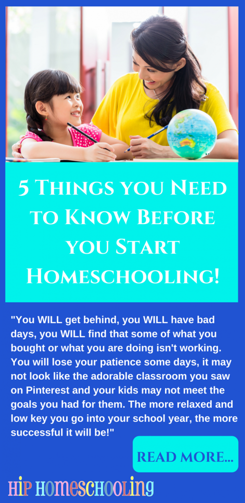 5 things you need to know before you start #homeschooling. You NEED to read this! 