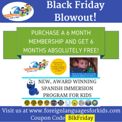 2015 Black Friday Deals with Foreign Languages for Kids