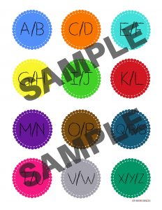 Montessori Alphabet Box Free Printable Labels