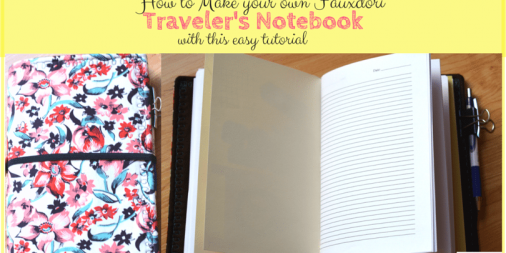 How to Make your own Fauxdori Traveler's Notebook for your kids with this Easy Tutorial! (1)