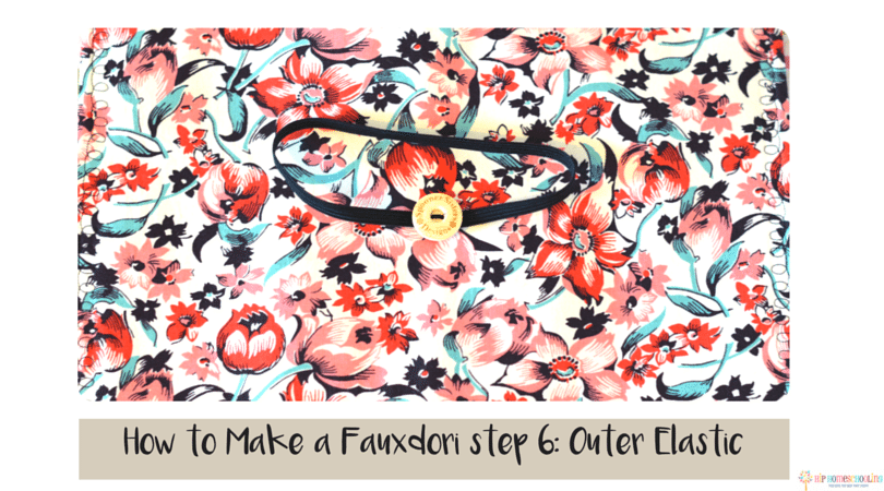 how to make a fauxdori step 6- outer elastic