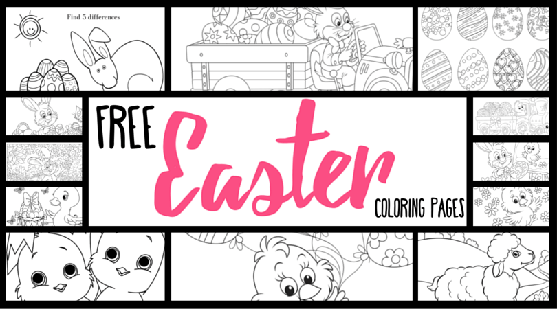 Free Easter Coloring Pages Your Kids Will Love!