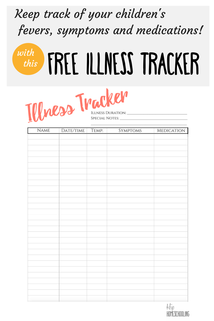 Check Out This Free Illness Tracker And Don t Miss A Thing 