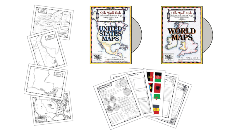 Hands on History Maps for Homeschooling