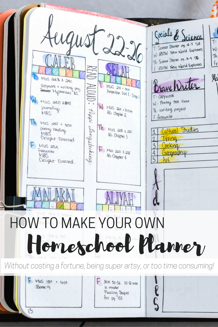 Diy School Planner