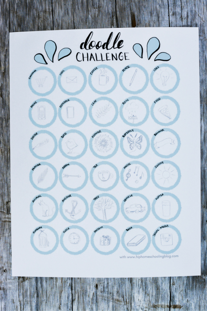 free-30-day-doodle-challenge-printable