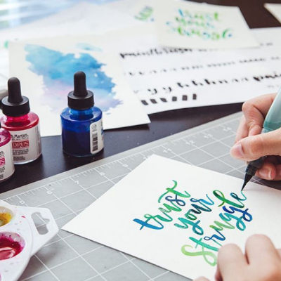 Brush Lettering for Beginners by Every Tuesday