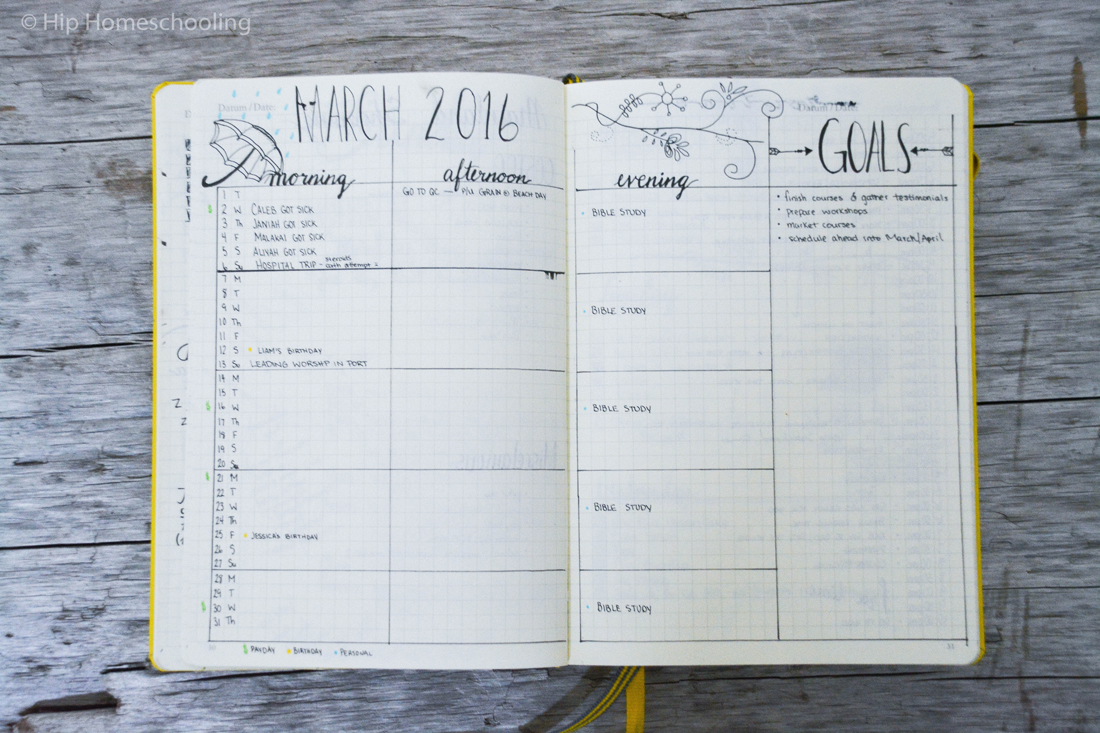 5-creative-monthly-spread-ideas-for-your-bullet-journal