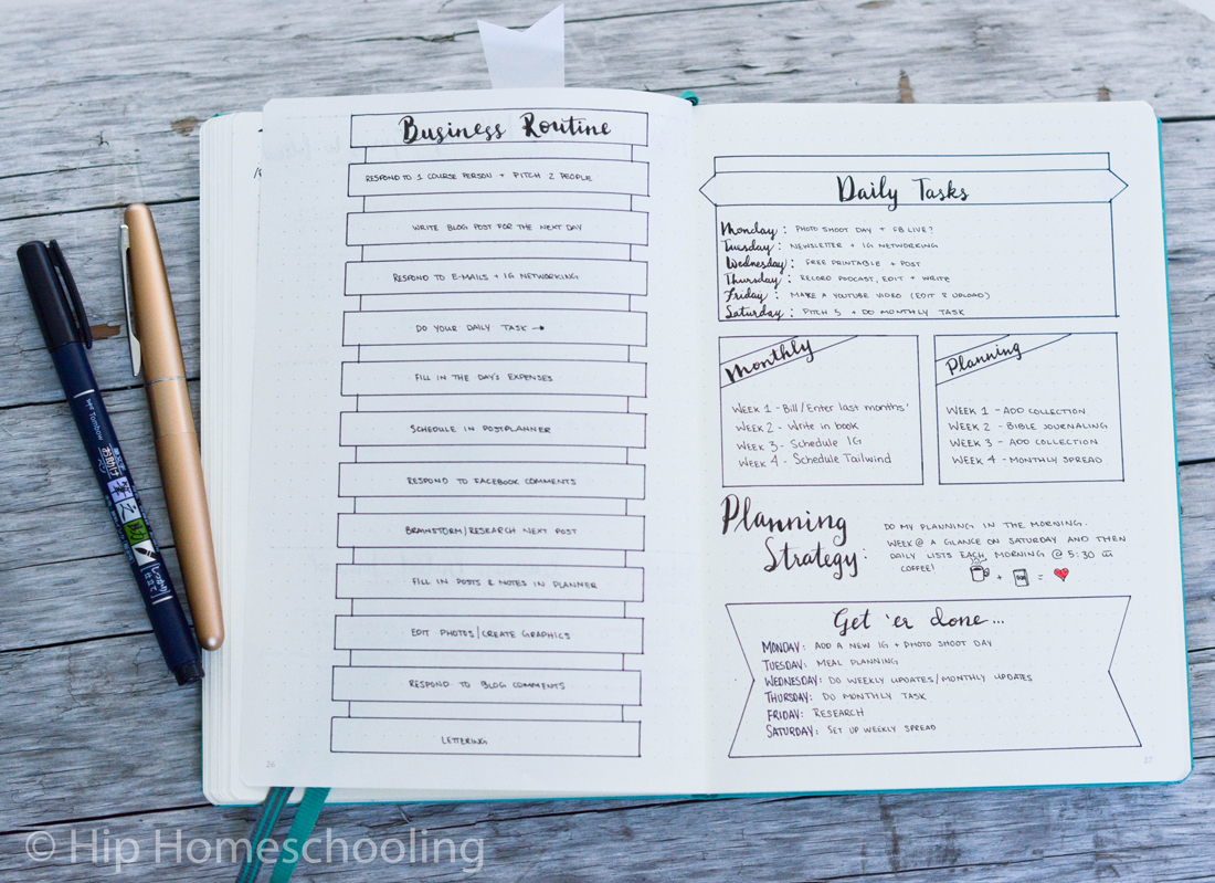 Bullet Journaling for Small Business