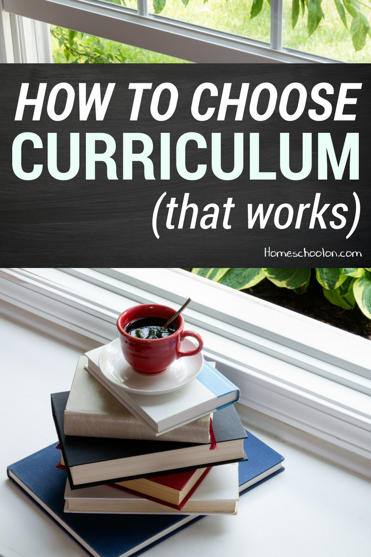 How to choose curriculum that works