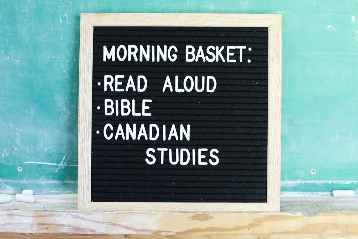 Morning Basket Ideas