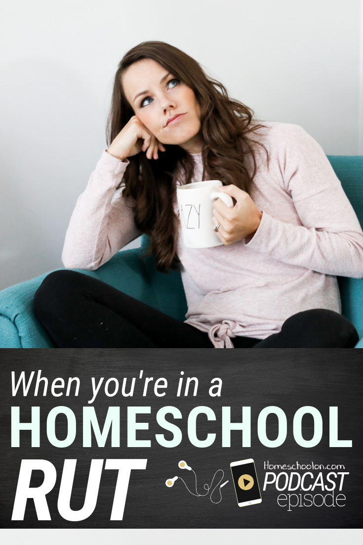 We all hit the wall. The homeschool wall where we don't feel like getting started again, or our kids don't. In today's homeschooling podcast I share my own homeschool struggles and how to find your rhythm again. If you need some homeschool motivation, this ones for you! #homeschool #homeschooling
